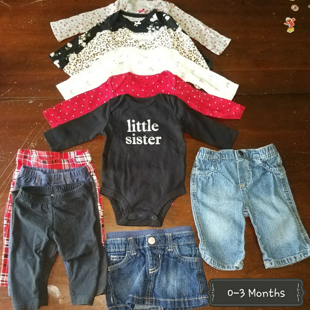 0-3 months clothing lot